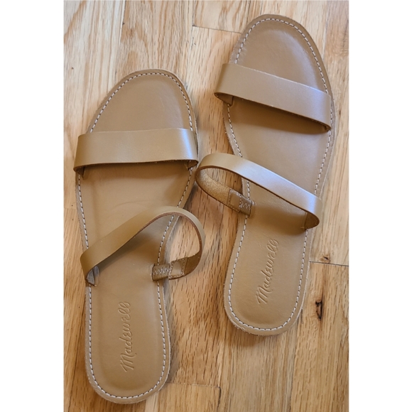 Madewell The Boardwalk Double-Strap Slide Sandal Size 8 - Picture 7 of 7